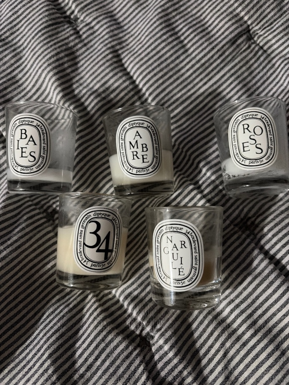 Diptyque mini candles (5)